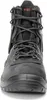 A close-up, front-facing view of a black work boot. Produktbild-Vorschau