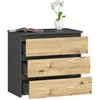 AKORD Furniture Factory OP0LCL-SZARART003, 3 Schublade(n), Produktbild-Vorschau 2