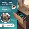 CASARIA® Nachttisch 2er Set 54x39x28cm Holz 3 Schubladen Produktbild-Vorschau 4