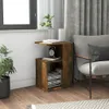 vidaXL Table d'appoint chêne fumé 36x30x56 cm Bois Voir les images du produit 2