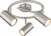GLOBO 57914-3N, Nickel, Chrom, Metall, IP20, I, GU10, LED Produktbild-Vorschau 1