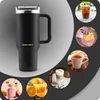 Berdsen Vakuum-Thermosbecher mit Strohhalm 1180 ml schwarz Produktbild-Vorschau 6