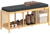 Panca porta scarpe HOMCOM con seduta e ripiani, 102 x 33 x Anteprima dell’immagine prodotto 1