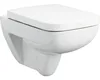 Pressalit WC-Sitz Plan mit Deckel Weiß, vierecks Design, Produktbild-Vorschau 7