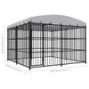 vidaXL Outdoor-Hundezwinger mit Überdachung 300x300x210 cm Produktbild-Vorschau 5