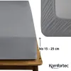 Komfortec 2er Pack Jersey Spannbettlaken 140x200 cm, 100% Produktbild-Vorschau 4
