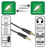 Cavo jack 3,5 mm placcato oro 5 m nero Anteprima dell’immagine prodotto 2