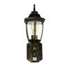 A classic outdoor wall lamp with a gold finish and glass panels, shown against a white background. Produktbild-Vorschau