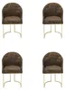 Modern Esszimmer stühle Wohnzimmer  Mehrfarbig 4x Stühle  Produktbild-Vorschau 2