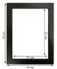 Bilderrahmen Italia 15×21 cm mit echtem Glas – Schwarz Produktbild-Vorschau 2