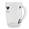 Bicchiere da tè Clayre & Eef 300 ml cuore di vetro Anteprima dell’immagine prodotto 2