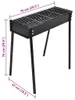 vidaXL BBQ Gril Stĺpcový gril Stojanový gril Gril na Náhľad obrázku produktu 4