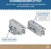 easyPART passend für 10090992 De Dietrich Türscharnier Set Produktbild-Vorschau 2