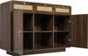 Flieks Kommode Wohnzimmerschrank Rattan mit 3 Schubladen, Produktbild-Vorschau 11
