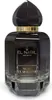 A product shot of a black and gold perfume bottle. Voir les images du produit