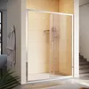 SONNI 120x185cm Porte coulissante douche verre clair Paroi Voir les images du produit 2
