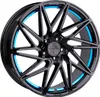 18 Zoll KESKIN KT20 5x112 ET45 Alufelgen BLACK PAINTED BLUE Produktbild-Vorschau 1