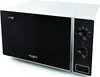 A white and black Whirlpool microwave oven is shown against a white background. Produktbild-Vorschau