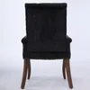 Chenille Esszimmerstuhl, Massivholz-Beine, Anthrazitgrau, Produktbild-Vorschau 9