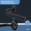 Sanics Orca WC-Rollenhalter Schwarz Inklusive Montageset - Produktbild-Vorschau 2