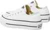 A pair of white Converse platform sneakers. Voir les images du produit