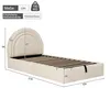 Merax Polsterbett Kinderbett 90x200cm, Einzelbett mit Produktbild-Vorschau 6