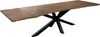 Esstisch 120(200)x90cm mit Ansteckplatten, Baumkante massiv Produktbild-Vorschau 2