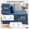HOMCOM 3 in 1 Schlafsessel, klappbares Schlafsofa mit Produktbild-Vorschau 5