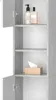 Vicco Badschrank Luis, 32 x 190 cm, Beton/Weiß Produktbild-Vorschau 6