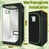 Bettizia pestovateľský stan pestovateľský box 80x80x180 cm Náhľad obrázku produktu 2