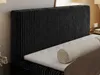 MKS MEBLE Boxspringbett 180x200 Schwarz Cord, Boxspringbett Produktbild-Vorschau 5