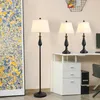 HOMCOM 3er-Lampenset 1 Stehlampe(ø38 x 158H cm) + 2 Produktbild-Vorschau 2