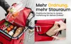Einkaufstrolley klappbar mit Lufträdern 45 kg – Produktbild-Vorschau 13