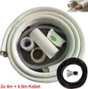 24er 2x4m isolierte Kupferleitungen 3/8" 5/8" Zoll Montage Produktbild-Vorschau 1