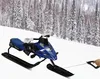 Sáňky pro děti, sáňky na sníh s volantem a polstrovaným Náhled obrázku produktu 4