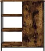 vidaXL Příborník Kouřový dub 70x30x80 cm Dřevěná konstrukce Náhled obrázku produktu 6