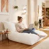 COSTWAY, pouf 2-in-1, sacco di fagioli con rivestimento Anteprima dell’immagine prodotto 2