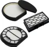 Three different vacuum cleaner filters are arranged on a white background. Produktbild-Vorschau