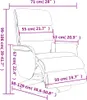 vidaXL Fauteuil de massage avec repose-pieds Noir Voir les images du produit 15