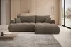 Ecksofa TREVIO Rechts in Braun Stoff FREDO 260 × 93 x 165 Produktbild-Vorschau 2