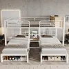 Merax Metalen stapelbed, 140x200 + 90x200 cm, kinderbed met Productafbeelding-voorbeeld 2