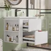 Merax Waschtischunterschrank mit LED-Radarsensor, 2 Produktbild-Vorschau 4