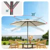 VOUNOT® VOUNOT® Sonnenschirm 270 cm knickbar UV 50+ Produktbild-Vorschau 5