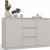 Cassettiera ampia con cassetti e ante ELBE - cashmere Anteprima dell’immagine prodotto 3