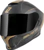 Bogotto Phantom Carbon Helm, schwarz/gold, M Produktbild-Vorschau 1