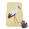 Mr. & Mrs. Panda Autoteppich Storch - Gelb Pastell - Produktbild-Vorschau 2