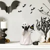 2 Stück Halloween Deko Geister Figuren mit Fledermaus Produktbild-Vorschau 6
