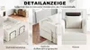 Slaapbank met chenillebekleding, 2-in-1 design, met Productafbeelding-voorbeeld 7