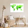 MuchoWow® Poster Weltkarte - Trendy - Grün 60x40 cm - Produktbild-Vorschau 7