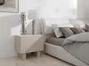 2er-Set Nachttische mit 1 Tür - MDF - Beige - LUDIMA Produktbild-Vorschau 7